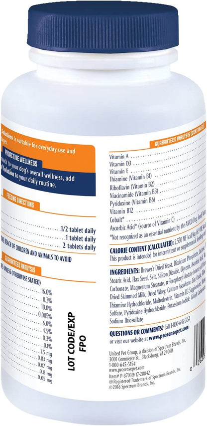 Vitamin Solutions 90 Count, Chewable Tablets for Dogs, Helps Support Overall Wellness (P-87039)